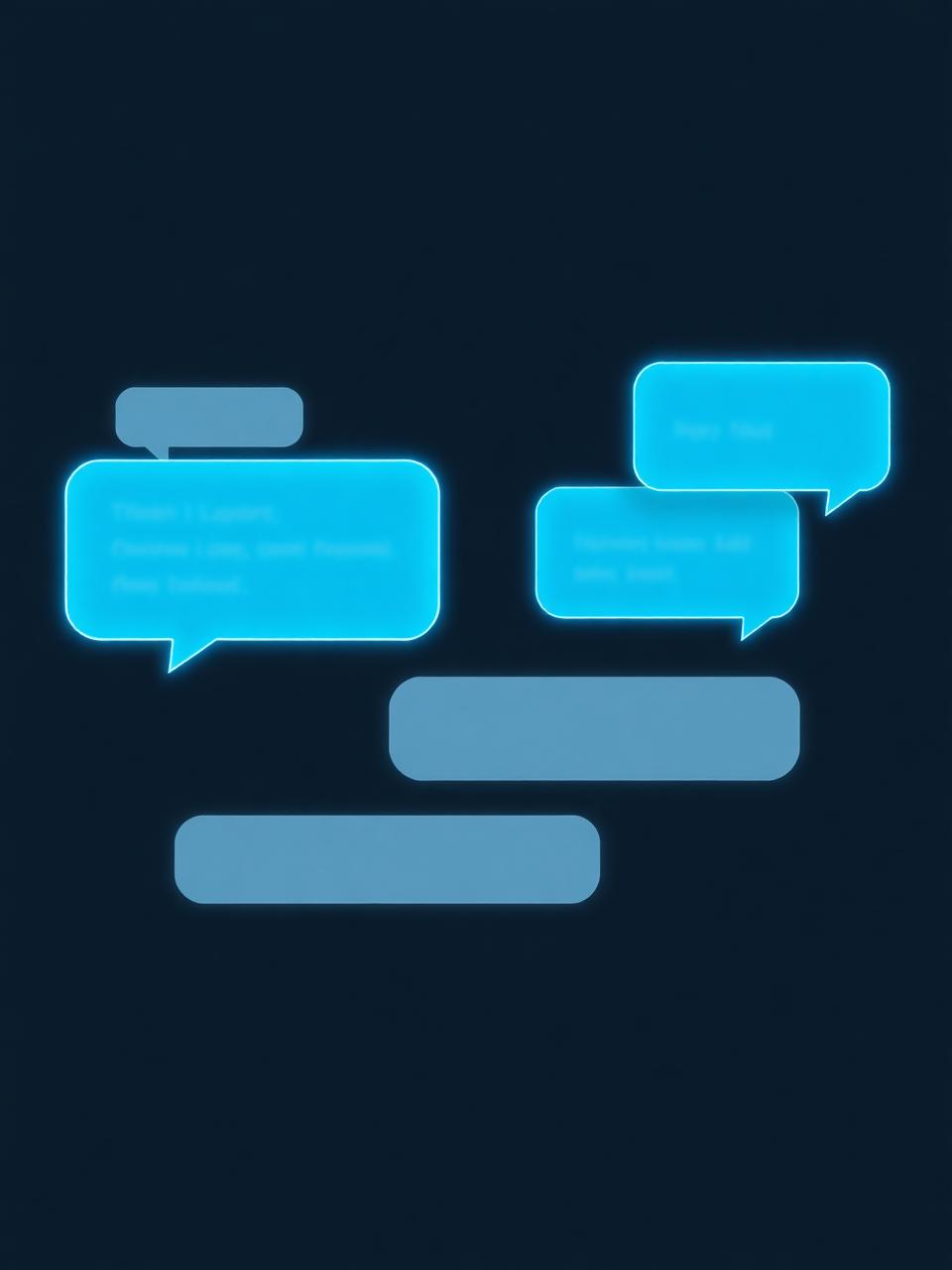 AI customer chat interface